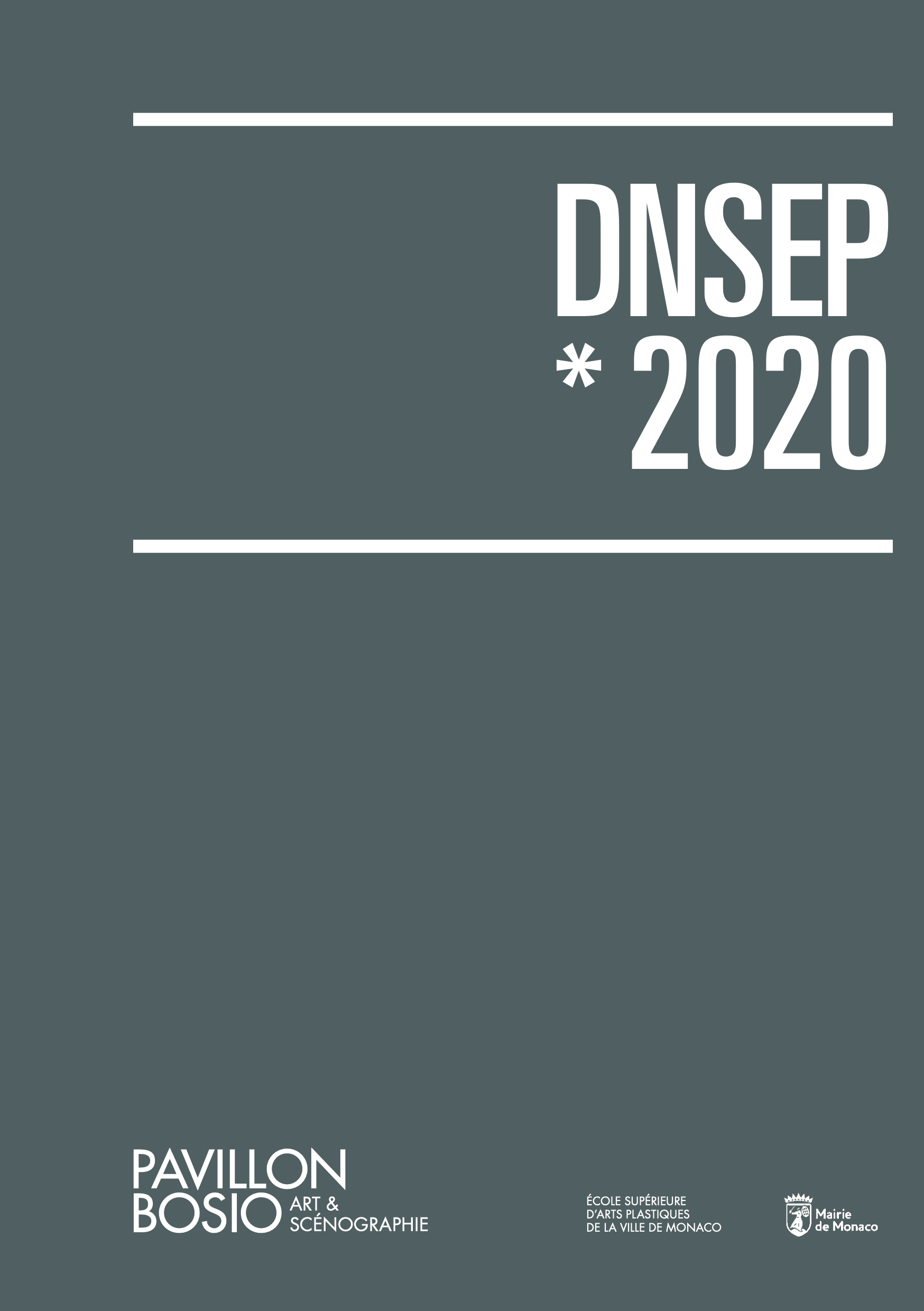 Catalogue DNSEP Pavillon Bosio